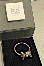 Trollbeads retired Blueberries of youth silver ring, size 54, RRP 69 EUR