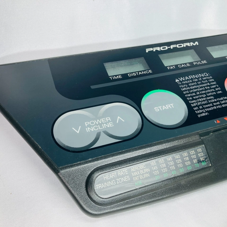 Pro-Form Crosswalk 345 S 831.29403.1 Treadmill Display Console Panel & KEY - Image 2 of 4