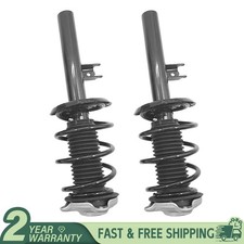 Pair Front Shock Absorber Struts Assys w/O ADS Fit Mercedes GLA H247 GLB X247