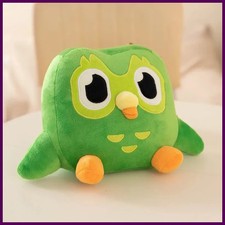 Green Duolingo Owl Plush Toy Duo Plushie Of Duo The Owl Cartoon Anime Owl