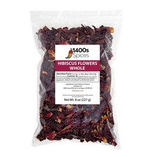 8oz Dried Hibiscus Flowers perfect for Tea and Mexican 8 Ounce Pack of 1 