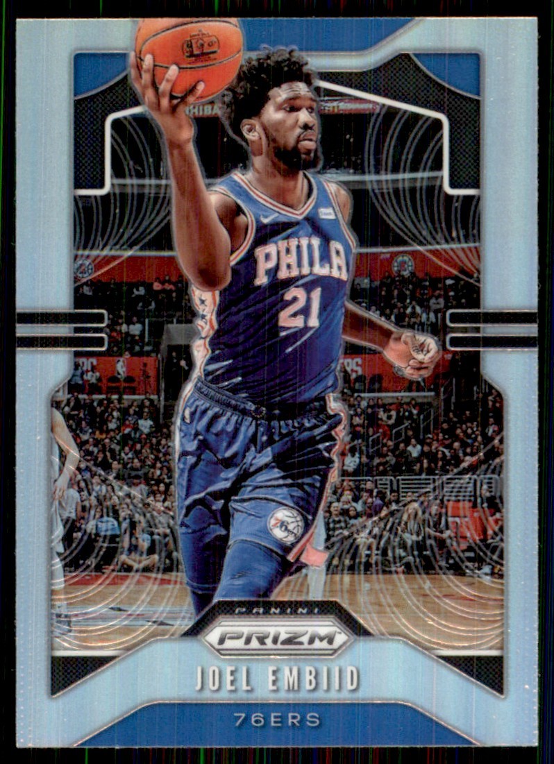 2019-20 Prizm Silver Holo #199 Joel Embiid Philadelphia 76ers
