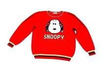 Familiar Snoopy Family Collaboration Knit Sweater Children'S Clothing Kids