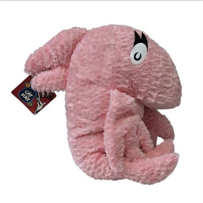 2003 Kohls Cares Dr Seuss The Cat in The Hat Pink Fish Plush 12  Red Blue GUC
