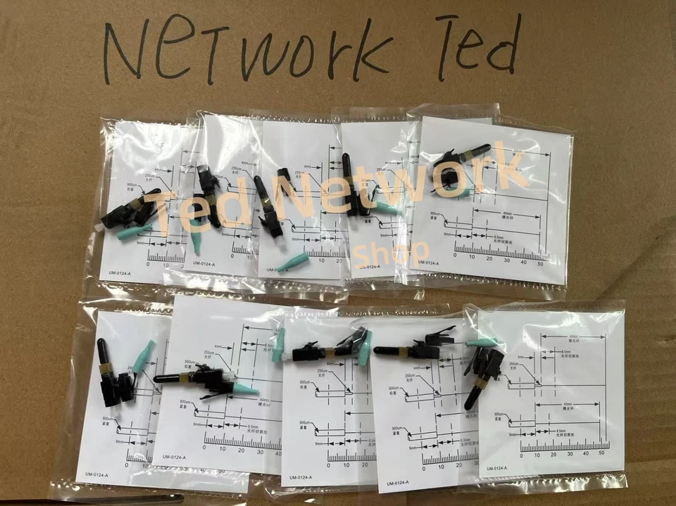 10 Pack Corning UCLC-251C Fiber optic connector LC multimode OM3 NEW - Image 1 of 4