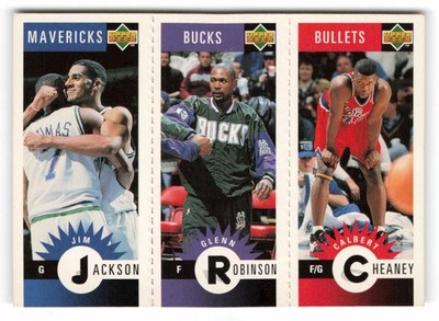 1996-97 Collector's Choice # Jim Jackson / Glenn Robinson / Calbert Cheaney