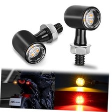 Motorcycle Rear LED Turn Signals Brake Motorcycle Turn Signal Light Red/Amber