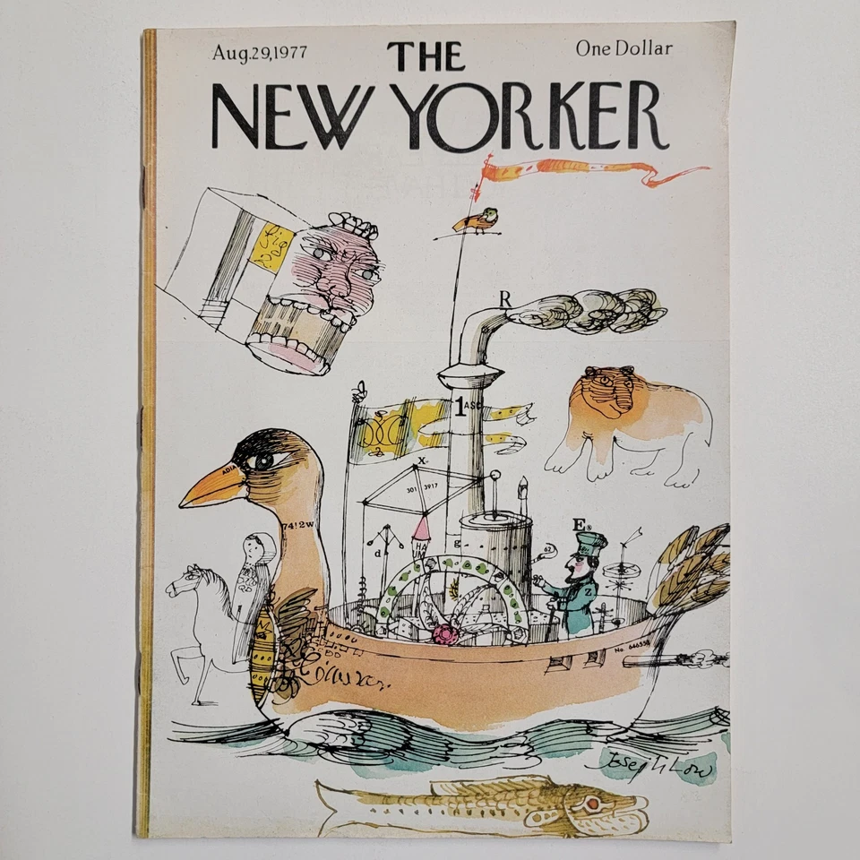 All 5 issues August 1977 The New Yorker Magazine 70s art fashion fiction humor - Image 2 of 4