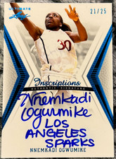 2012-13 Leaf Signature Series Nnemkadi Ogwumike Inscriptions Blue Auto 25 BA-NO1