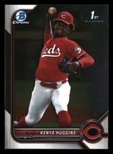 Kenya Huggins 2022 Bowman Draft Chrome 1st #BDC-140 Cincinnati Reds ROOKIE *010