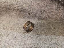 Handcrafted 1963 Franklin 90 silver half dollar coin ring  size 10