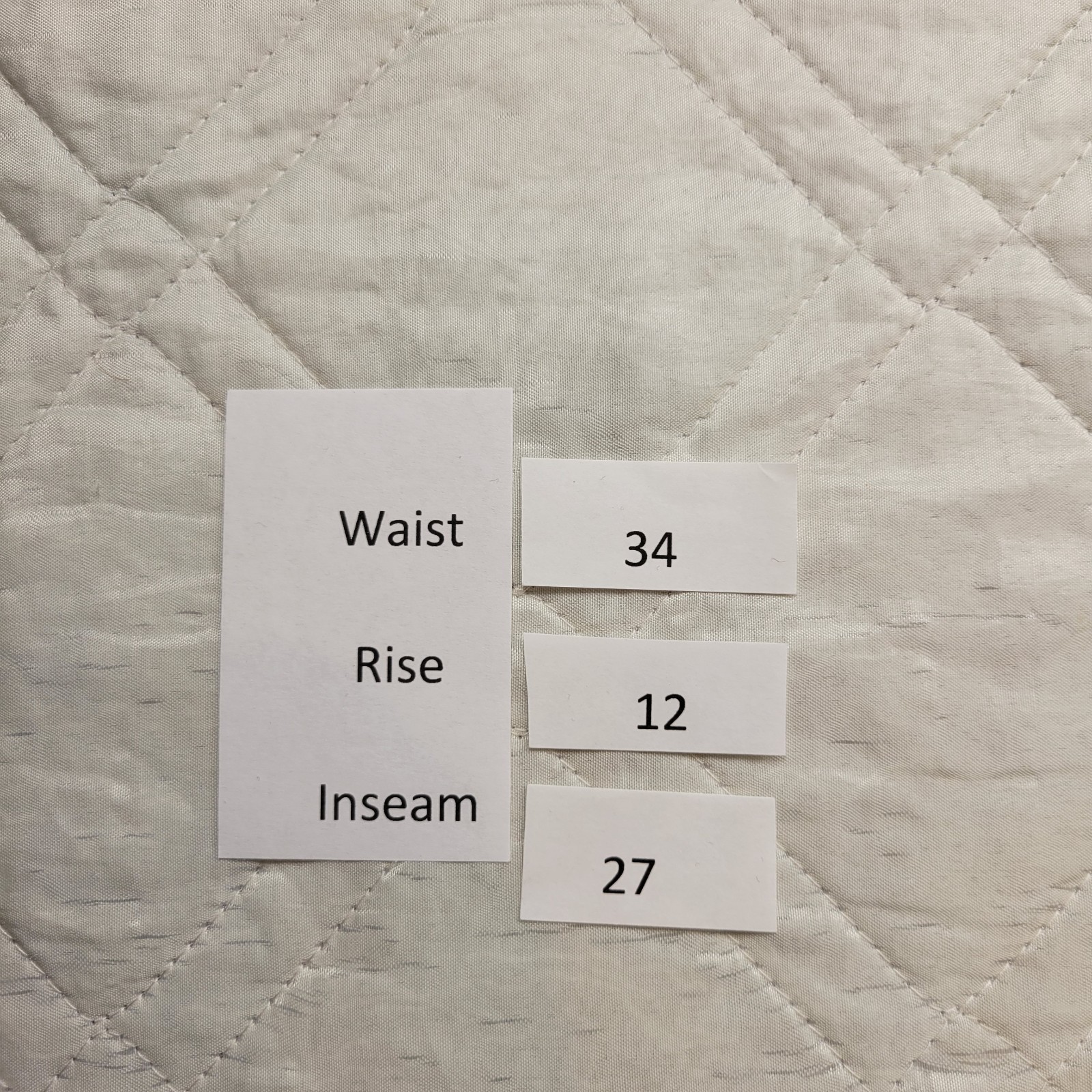 Universal Thread white boyfriend cargo pants size… - image 2