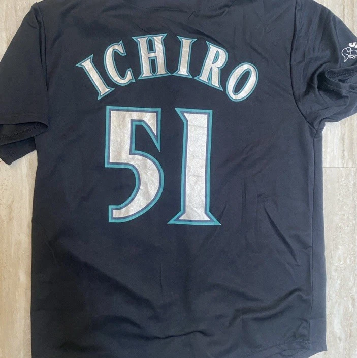 Camiseta deportiva Ichiro Suzuki de los Seattle Mariners #51. Talla M. Nueva. Jersey retirado Foto 2 de 3