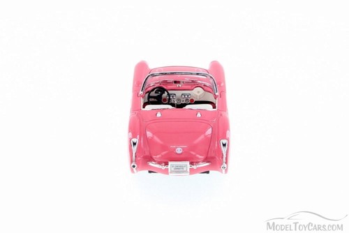 1957 CHEVY CORVETTE CONVERTIBLE WELLY 29393/4D 1/24 DIECAST CAR - Picture 2 of 5