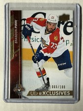 Brandon Pirri 2015-16 Upper Deck Series 2 Exclusives 065/100 Florida Panthers