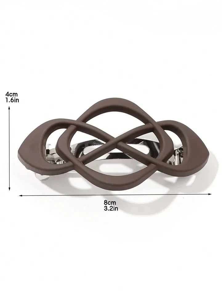 Французская Парижская Заколка для Волос Декоративная Крепкая Зажим для Волос Без Скольжения Женская 1 Шт. - Изображение 4 из 4