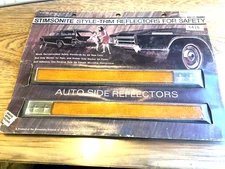 1960-70’s Chevy Ford Stimsonite Auto-side Reflectors Yellow Kit