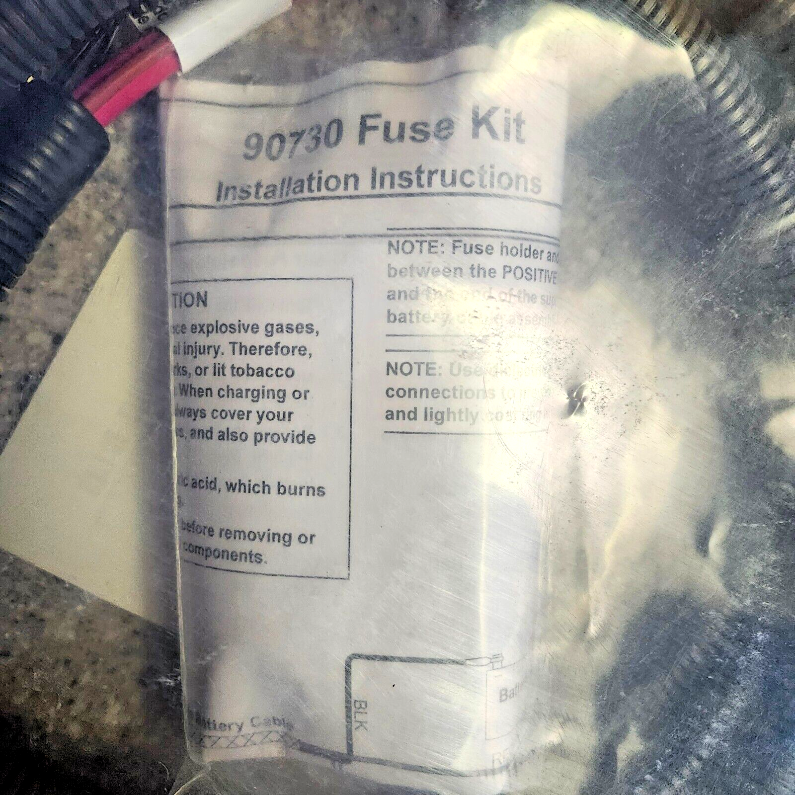 72527 Fisher Plow Vehicle Cable Assy w/ Fuse Kit | eBay