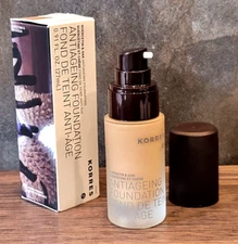 Korres Quercetine & Oak anti-aging foundation ~ 15 Medium Beige ~ full size NIB