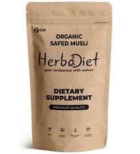 Musli in polvere bianca sicura biologica Chlorophytum Borivilianum salute sessuale