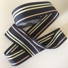 Quality Striped Grosgrain Ribbon Twenty Nine Colours  Double Sided  38mm