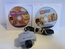 Eye Toy Groove  Play Sony PlayStation 2 Silver USB PS2 Camera SLEH-00031