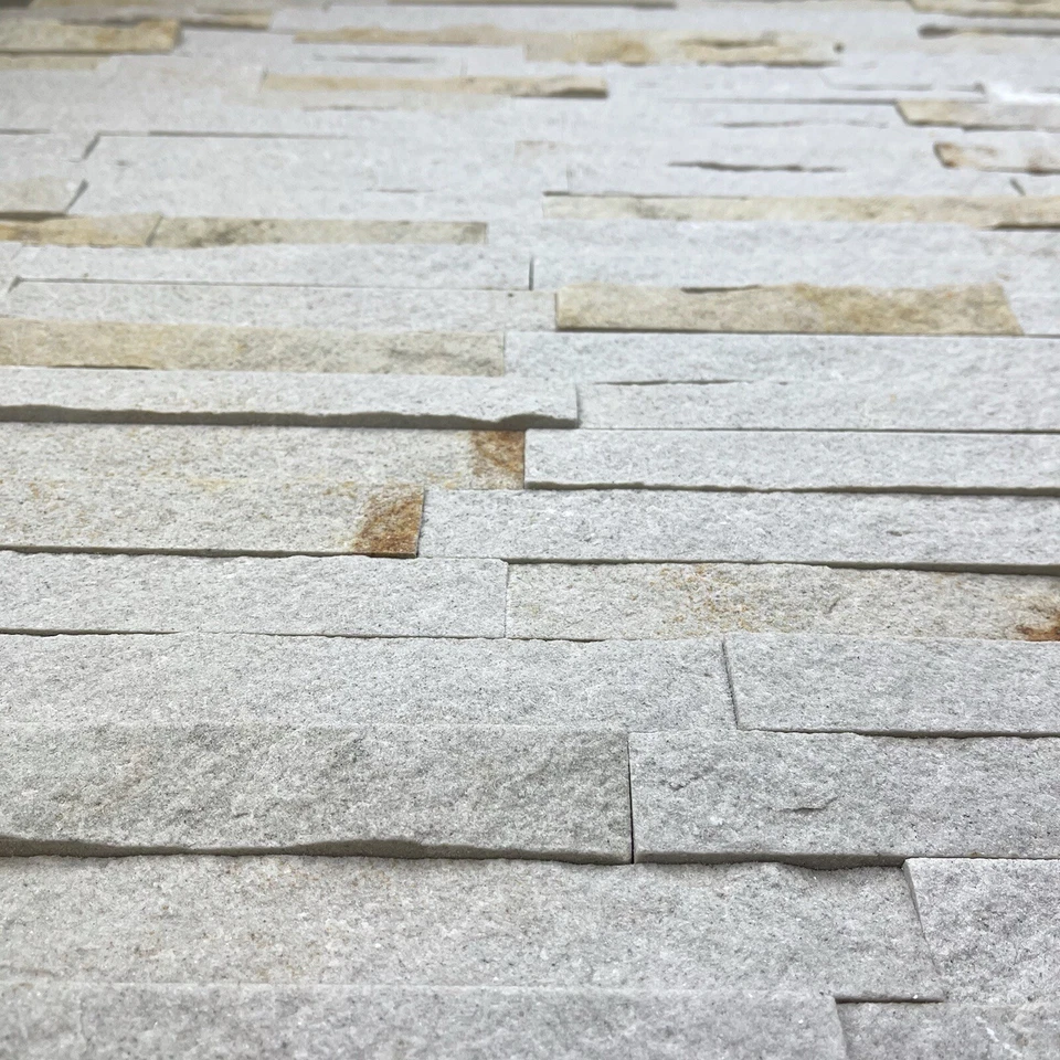 7m2 Naturstein Wandsteine 3cm Klinker Verblender Riemchen Cremebeige gesägt  - Bild 2 von 4