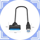 USB 3.0 to 2.5 SATA 3 Hard Drive 22 Pin Adapter Cable UASP Converter For SSD