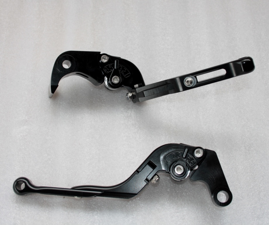 Leviers repliables frein embrayage Kawasaki Z1000SX en alu CNC noir