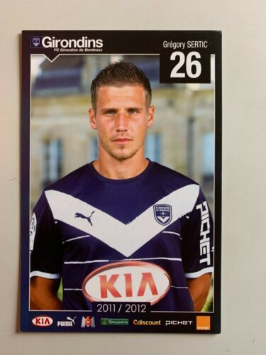 CARTE PHOTO GIRONDINS BORDEAUX // SAISON 2011-2012 // GREGORY SERTIC - Picture 1 of 2
