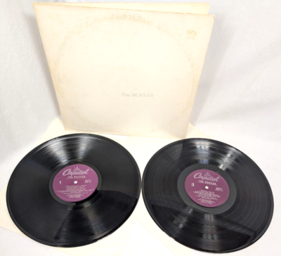 1978 THE BEATLES White Album Purple Capitol Label SWBO101 Record