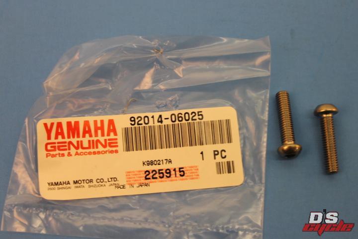 あああ NOS YAMAHA FZS1000PC VMX12G VMX12H BUTTON BOLT QTY 2 PART# 92014