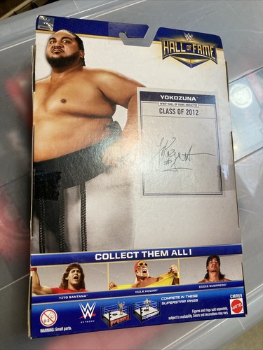 WWE Elite Collection Hall Of Fame Class 2012 YOKOZUNA includes 2 belts - Picture 2 of 3