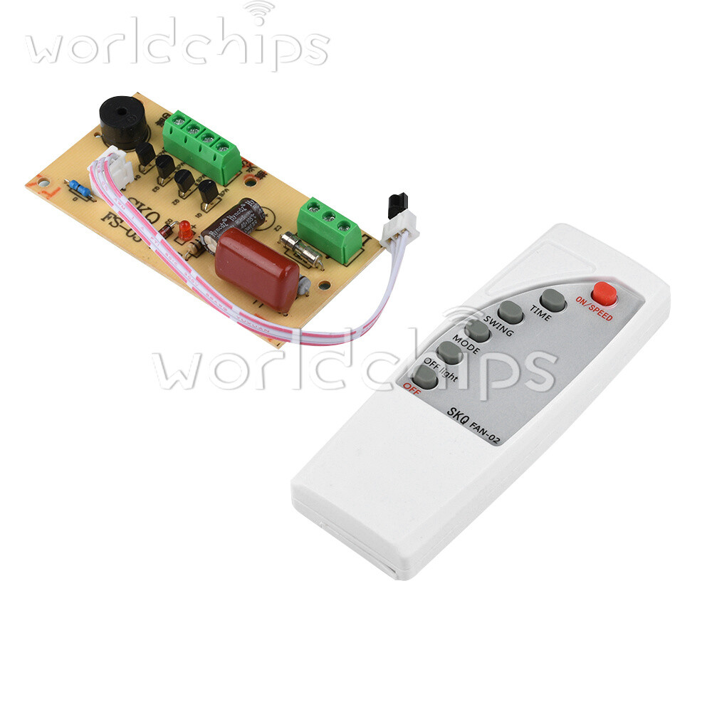 damaged ceiling fan remote control circuit board