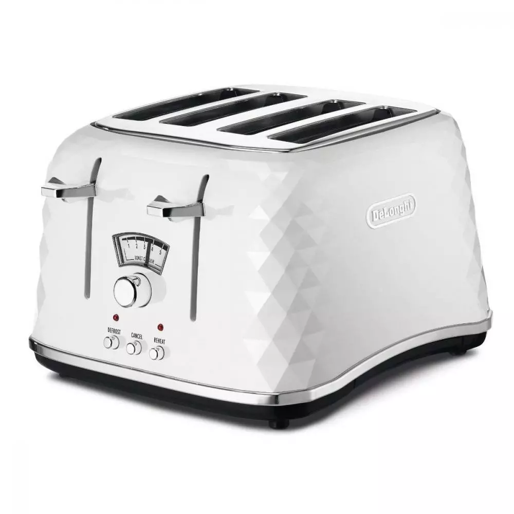 Best Buy: DeLonghi 4-Slice Wide Slot Toaster Stainless-Steel CTH4003