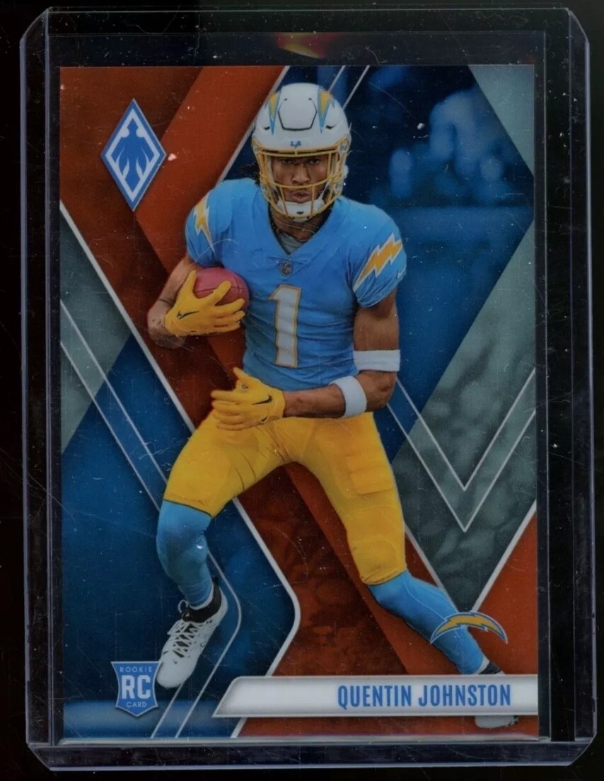 QUENTIN JOHNSTON 2023 Panini Phoenix #107 Orange Prizm #/99 Holo Rookie Card RC