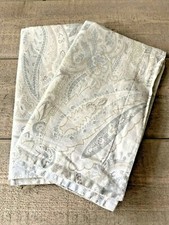 Ralph Lauren Pillow Shams Blue Paisley Standard Set/2