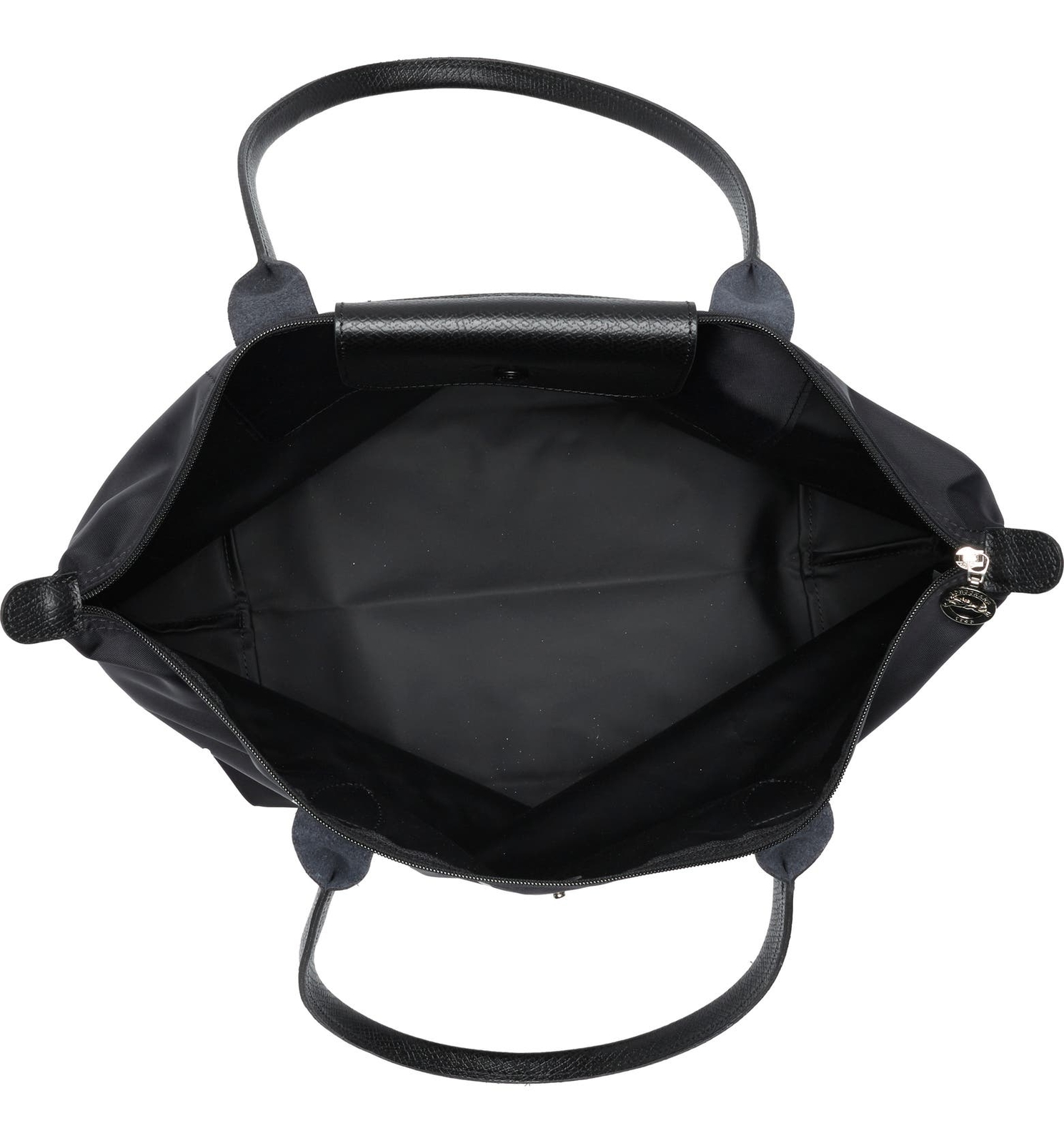 Longchamp X Andre Le Pliage Large Nylon Tote Shoulder Bag NIP Black