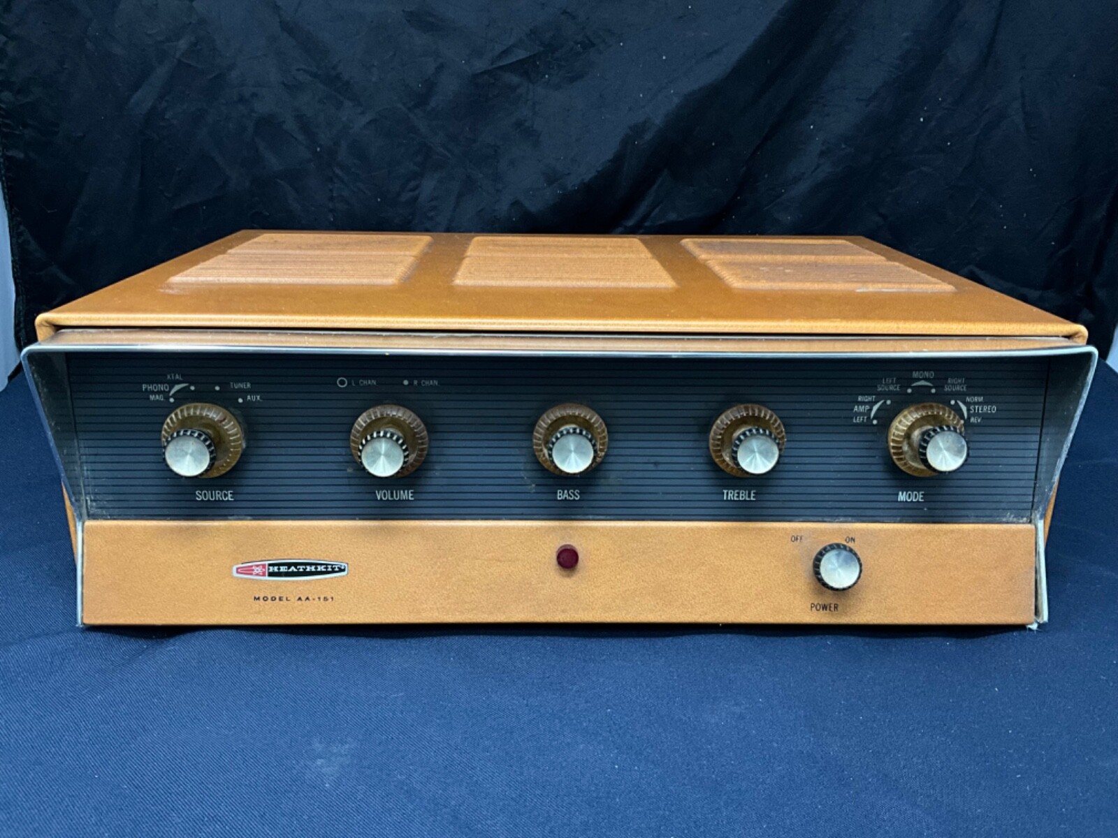 Heathkit  AA-151  Stereo Integrated  Tube Amplifier Parts Untested Mid Century