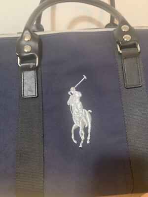 POLO RALPH LAUREN Big Pony BLUE DUFFLE BAG TRAVEL WEEKEND. | eBay