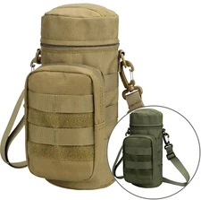 Tactical Molle Bottle Holder H20 Pouch Kettle Pouch Fits Up to 32 oz Hydration