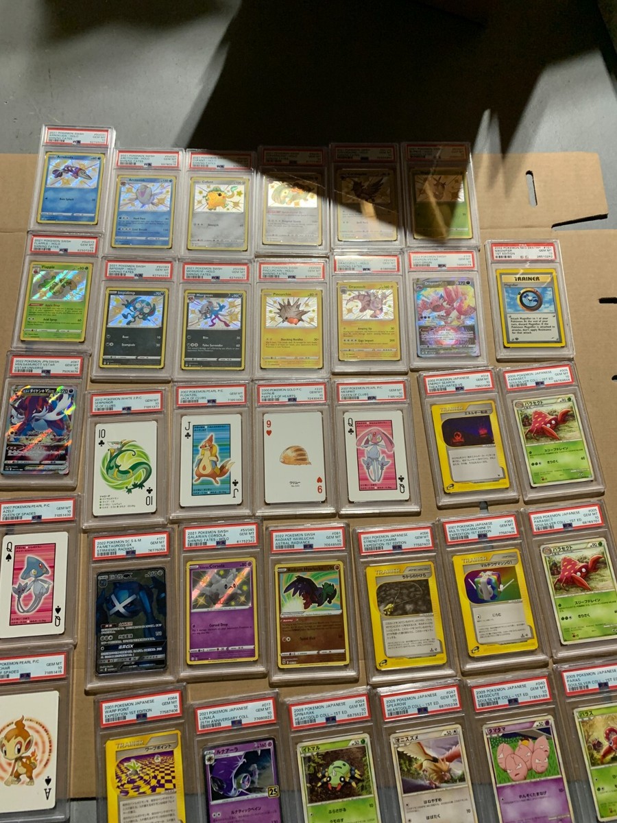 10 PSA 10 CGC 10 GEM MINT PRISTINE Graded Lot Pokemon Bulk