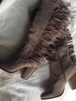 carlos santana fringe boots