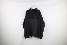Vtg 90s Nautica Competition Mens XL Faded Spell Out Half Zip Pullover Sweatshirt