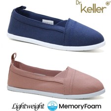 Ladies Canvas Shoes Womens Espadrilles Plimsolls Trainers Boat Deck Casual Pumps