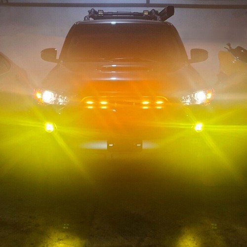 LED FOG LIGHTS FOR TOYOTA TACOMA 4RUNNER 2010-2023 TUNDRA AMBER - Picture 5 of 16