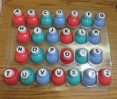 Creativeworks 26 Piece Letter Punch Set Craft Scrapbooking Card Making 3/8''
