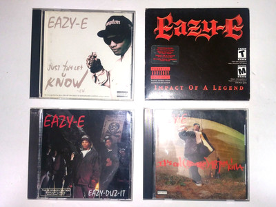 Eazy-E 4 CD Lot - Duz-It + It's On + Impact OG Ruthless - Gangsta Rap NWA Dr Dre
