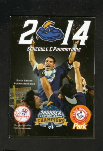 Baseball Trenton Thunder Vintage Sports Schedules