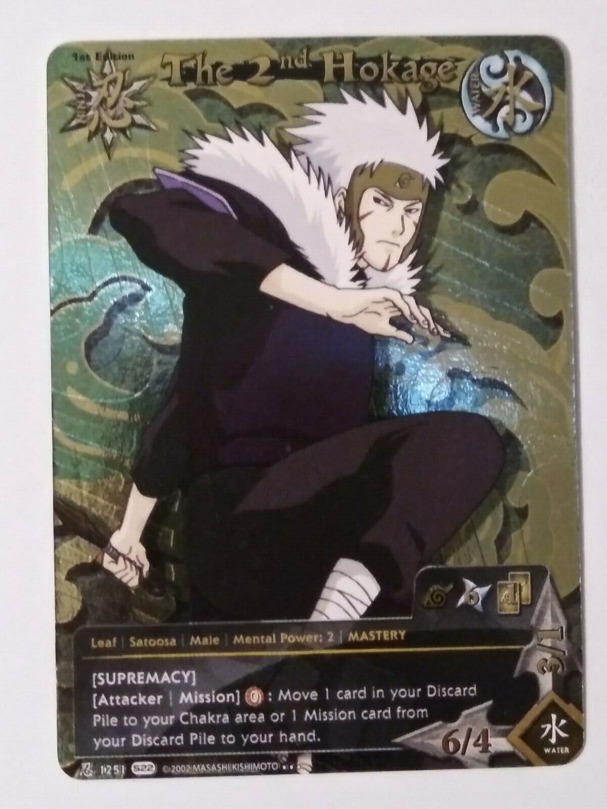 The Second Hokage - 168 - NM - 1st Edition - Diamond Foil - Naruto CCG –  Squeaks Game World